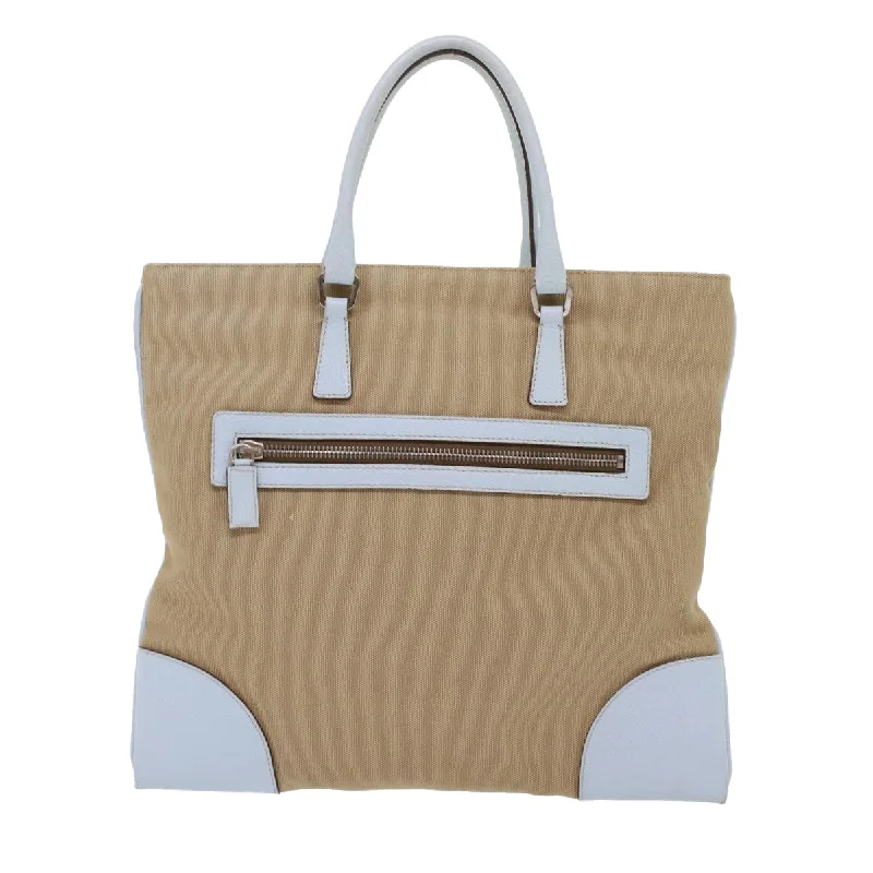 Prada Galleria bags with a structured silhouette for a professional lookPrada Galleria bags with a structured silhouette for a professional lookPrada Tote Bag Canvas Leather Beige  48761