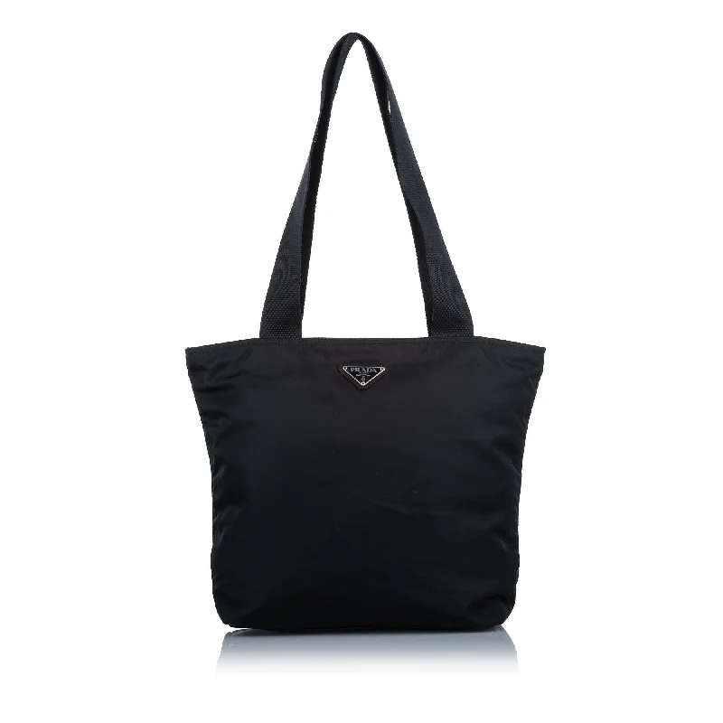 Prada tote bags with a water - resistant coating for outdoor activitiesPrada tote bags with a water - resistant coating for outdoor activitiesPrada Tessuto Tote Bag (SHG-18359)