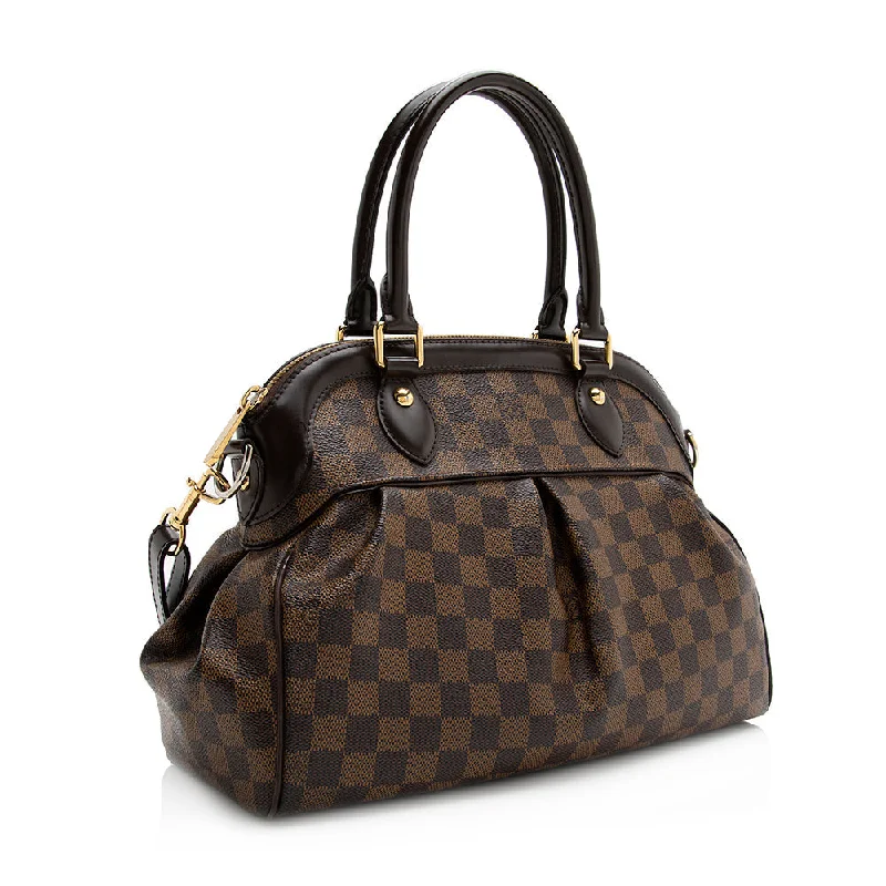 Women Gucci tote bags in GG Supreme canvas for a branded feelLouis Vuitton Damier Ebene Trevi PM Satchel (21153)