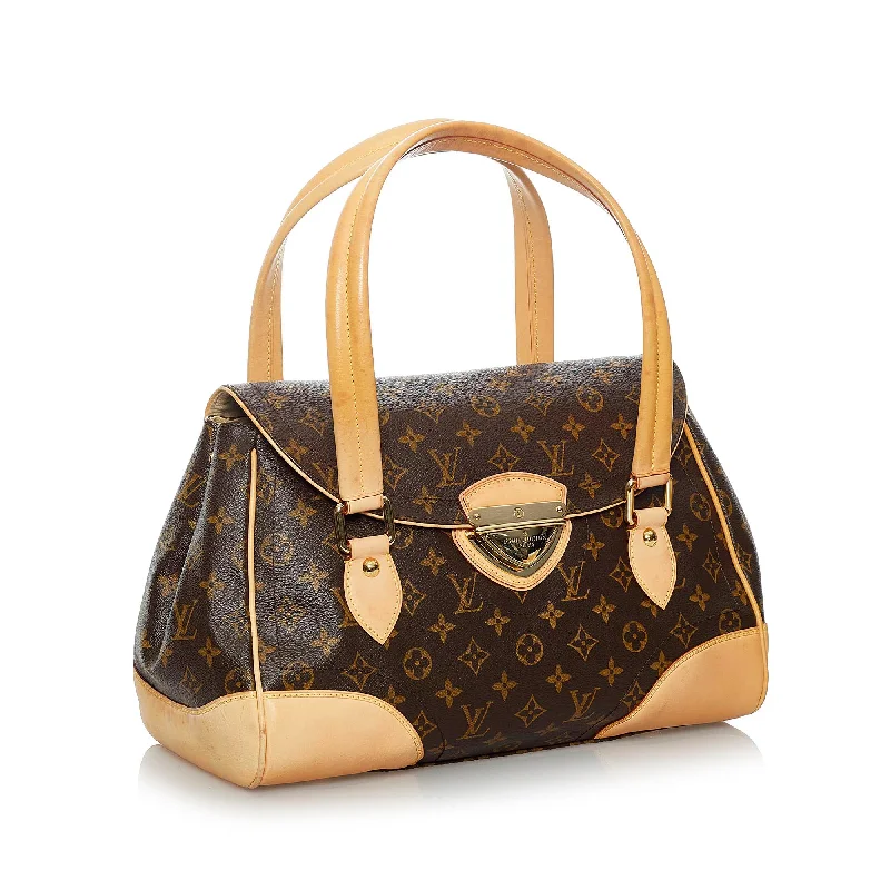 Women Gucci bags with a front - zip pocket for small itemsLouis Vuitton Monogram Beverly GM (29735)