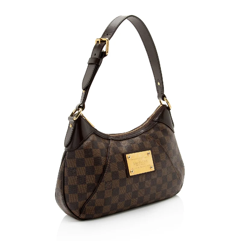 Women Gucci Sylvie bags with a monogram - embossed leatherLouis Vuitton Damier Ebene Thames PM Shoulder Bag (148Iro)