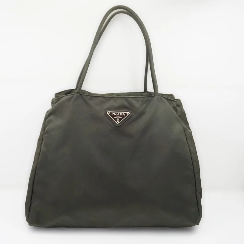 Prada handbags with a metal - framed clasp for durability and stylePrada handbags with a metal - framed clasp for durability and stylePrada Tessuto City