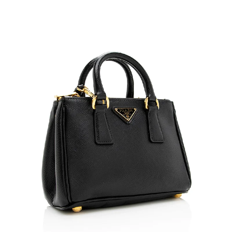 Prada bags with a detachable mirror inside for quick touch - upsPrada bags with a detachable mirror inside for quick touch - upsPrada Saffiano Leather Galleria Lux Micro Bag - FINAL SALE 18445