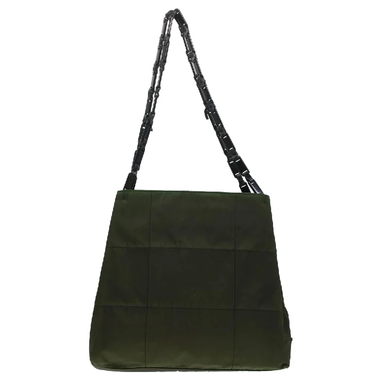 Ladies Prada Galleria bags with gold - toned hardware for a luxurious touchLadies Prada Galleria bags with gold - toned hardware for a luxurious touchPrada Shoulder Bag Nylon Green  cl588