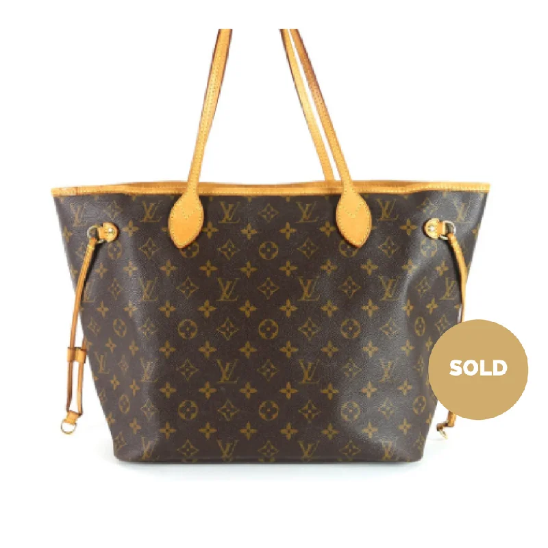 Gucci handbags for women with a back - zip pocketNeverfull MM Monogram Canvas Tote Bag