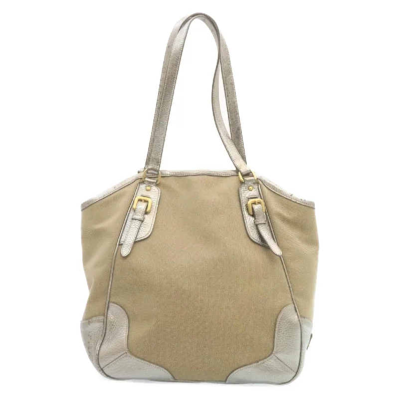 Prada Cahier bags featuring the signature triangular logo plaquePrada Cahier bags featuring the signature triangular logo plaquePrada Tote Bag Canvas Beige  ar6404