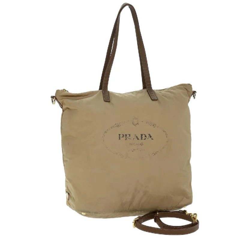 Prada nylon backpacks with a multi - pocket design for better organizationPrada nylon backpacks with a multi - pocket design for better organizationPRADA Tote Bag Nylon 2way Beige Auth 72541