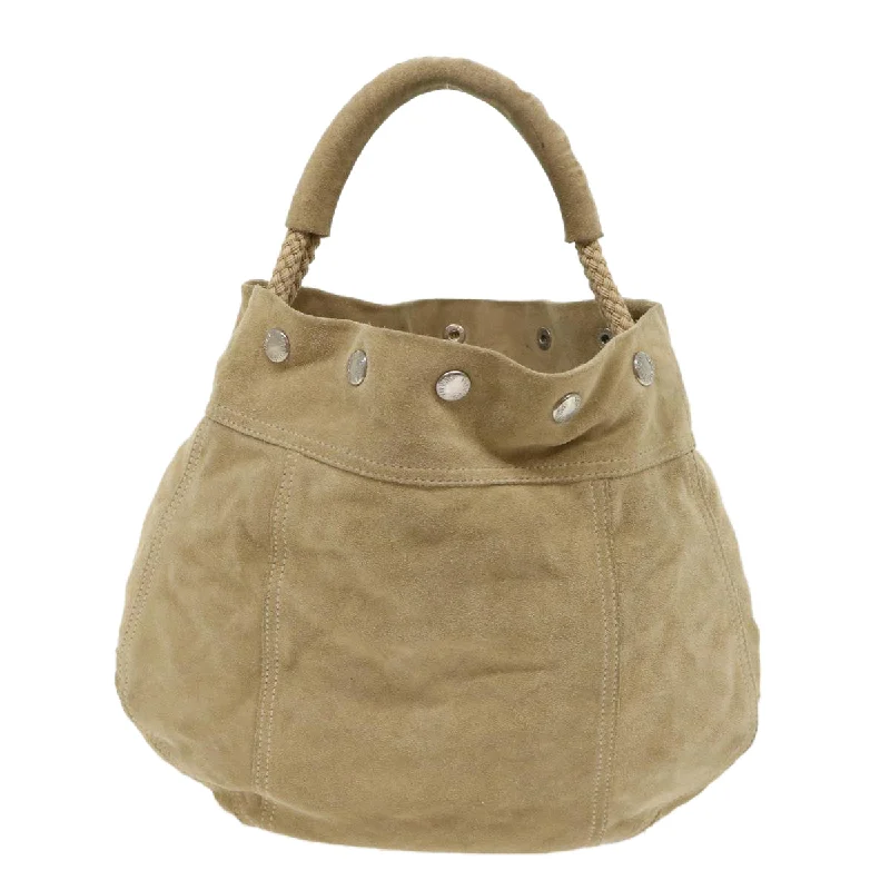 Prada Cahier bags with a leather - wrapped handle for a luxurious feelPrada Cahier bags with a leather - wrapped handle for a luxurious feelPrada Shoulder Bag Suede Beige  bs6610