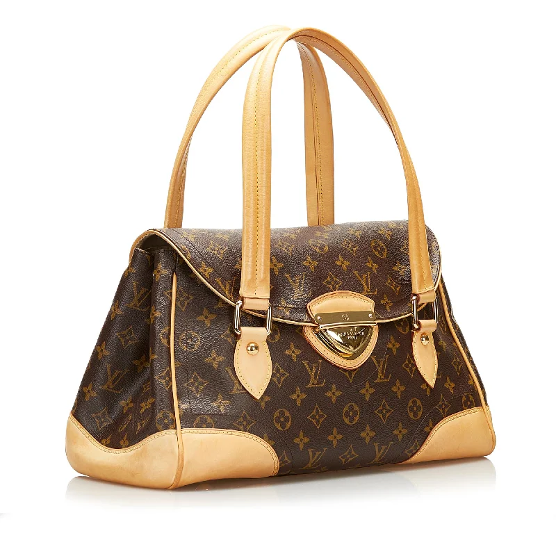 Ladies Gucci shoulder bags with a single - handle designLouis Vuitton Monogram Beverly GM (35902)