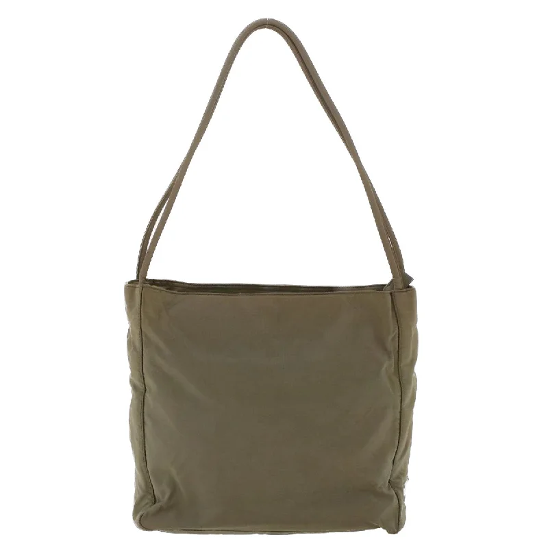 Ladies Prada shoulder bags with a single - handle design for simplicityLadies Prada shoulder bags with a single - handle design for simplicityPrada Shoulder Bag Nylon Khaki  cl556