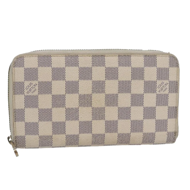 Gucci backpacks for women with a sleek silhouetteLOUIS VUITTON Damier Azur Zippy Organizer Long Wallet N60012 LV Auth 87358