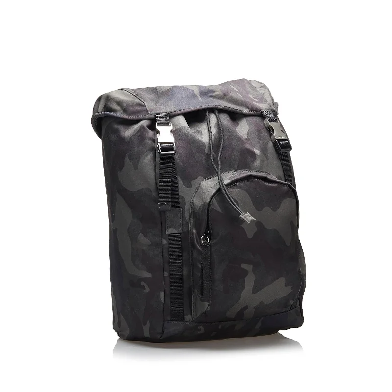 Prada Cahier bags with a detachable shoulder strap for versatile carryingPrada Cahier bags with a detachable shoulder strap for versatile carryingPrada Tessuto Camouflage Backpack 8LOxsE