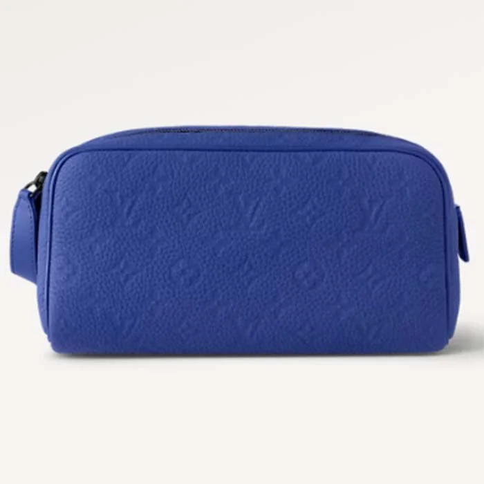 Gucci handbags for women with a beaded trimLouis Vuitton LV Unisex Dopp Kit Racing Blue Embossed Taurillon Monogram Cowhide Leather