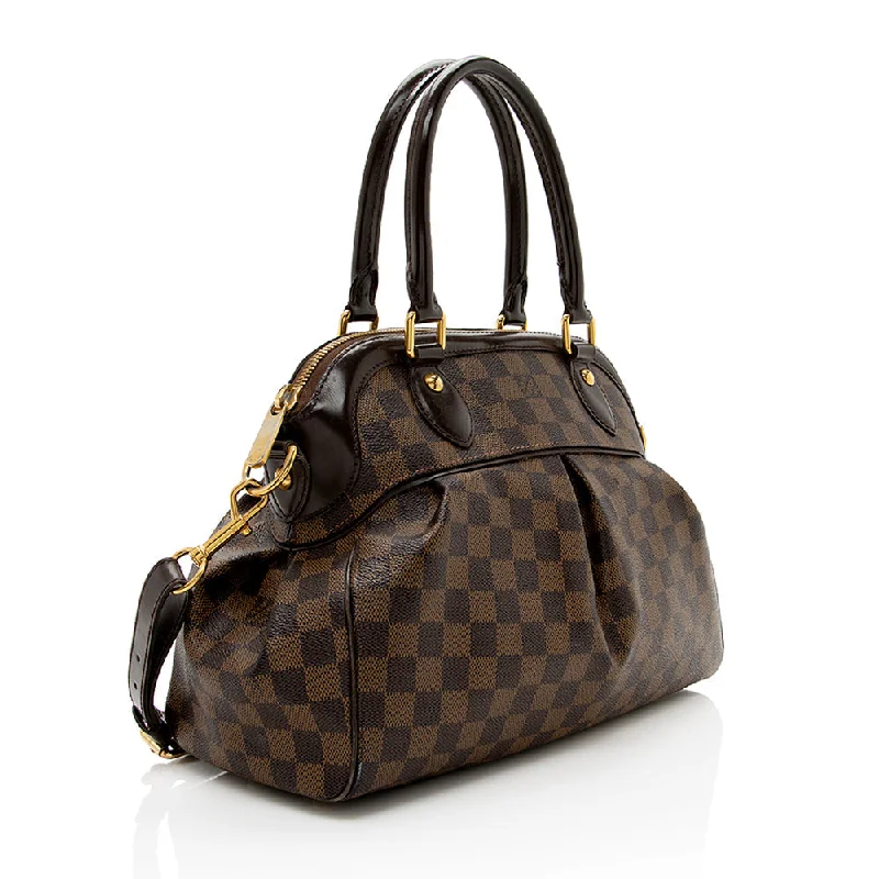 Women Gucci bags with a detachable mirror insideLouis Vuitton Damier Ebene Trevi PM Satchel - FINAL SALE (19397)