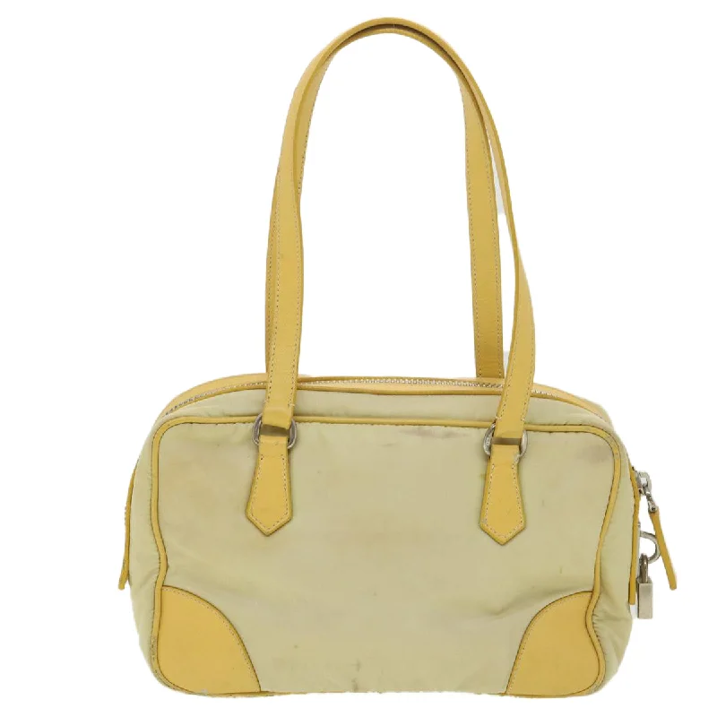 Prada crossbody bags with adjustable nylon straps for comfort and durabilityPrada crossbody bags with adjustable nylon straps for comfort and durabilityPrada Shoulder Bag Nylon Yellow  bs4580