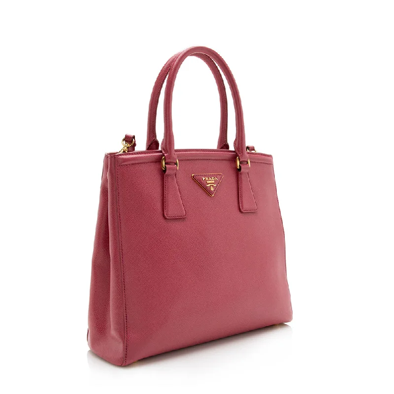 Prada bags with a zip - top closure and multiple interior pockets for organizationPrada bags with a zip - top closure and multiple interior pockets for organizationPrada Saffiano Leather Parabole Small Tote 16951