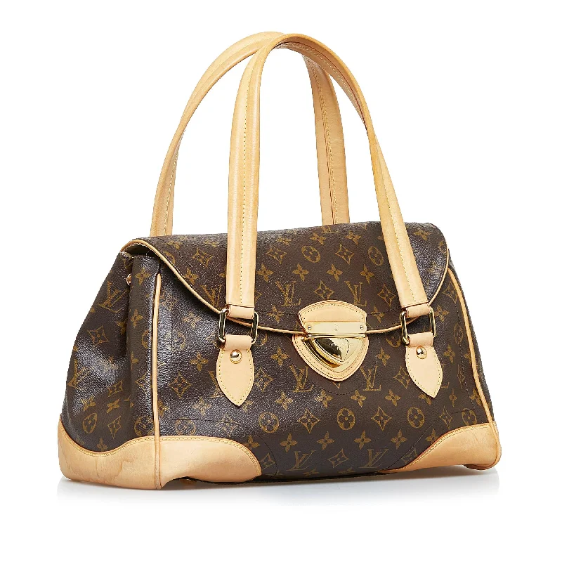 Women Gucci bags with a front - flap pocket for quick - access itemsLouis Vuitton Monogram Beverly GM (bcoVMH)