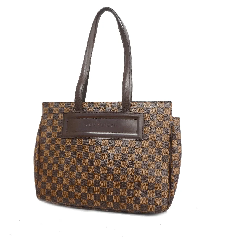 Women Gucci bags with a front - zip pocket for small itemsLouis Vuitton Damier Parioli PM N51123 Women's Handbag,Tote Bag