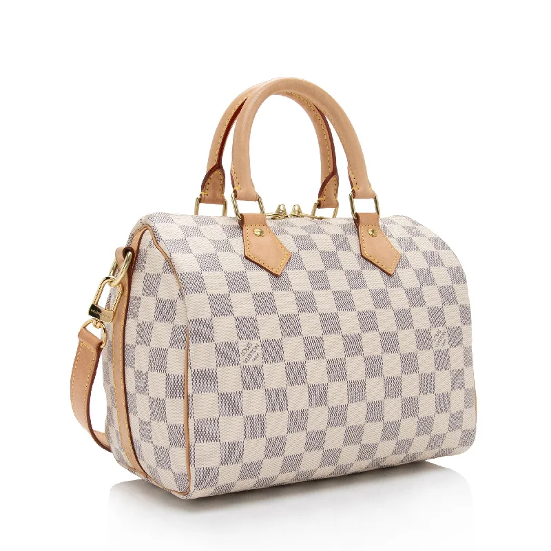 Ladies Gucci Dionysus bags with a chain - link shoulder strapLouis Vuitton Damier Azur Speedy Bandouliere 25 Satchel (SHF-CfGVyC)