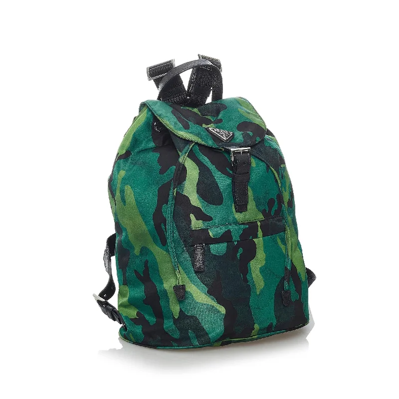 Ladies Prada shoulder bags with a single - handle design for simplicityLadies Prada shoulder bags with a single - handle design for simplicityPrada Tessuto Camouflage Backpack 30078