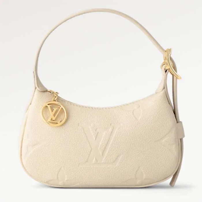 Gucci backpacks for women with a hidden back pocketLouis Vuitton LV Women Mini Moon Cream Monogram Empreinte Embossed Supple Grained Cowhide Leather