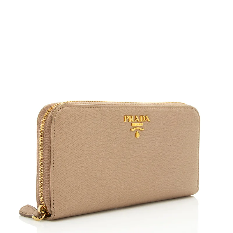 Prada Cleo bags with a detachable coin purse for added functionalityPrada Cleo bags with a detachable coin purse for added functionalityPrada Saffiano Leather Zip Around Wallet 17519