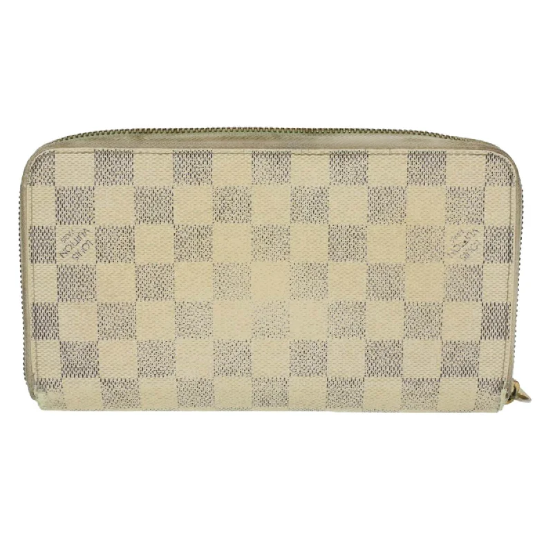 Women Gucci Sylvie bags with a crystal - embellished web stripeLOUIS VUITTON Damier Azur Zippy Organizer Long Wallet N60012 LV Auth th3380