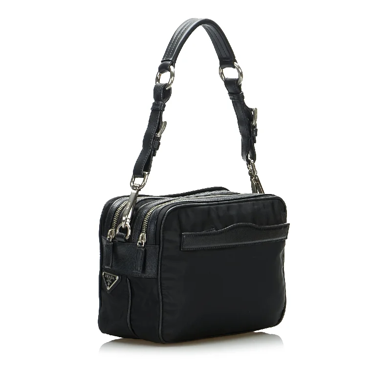 Prada Galleria bags with a structured silhouette for a professional lookPrada Galleria bags with a structured silhouette for a professional lookPrada Tessuto Shoulder Bag