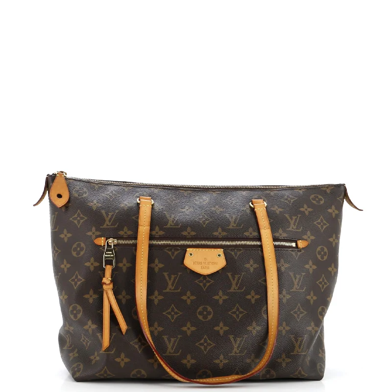 Women Gucci crossbody bags with a woven leather strapIena Tote Monogram Canvas MM