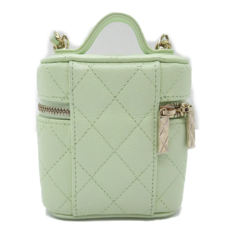 Chanel Colorful Handbag for Spring OutfitsChanel Colorful Handbag for Spring OutfitsChanel Chanel Vanity Chain Shoulder Bag Caviar S  Green Light Green AP2503