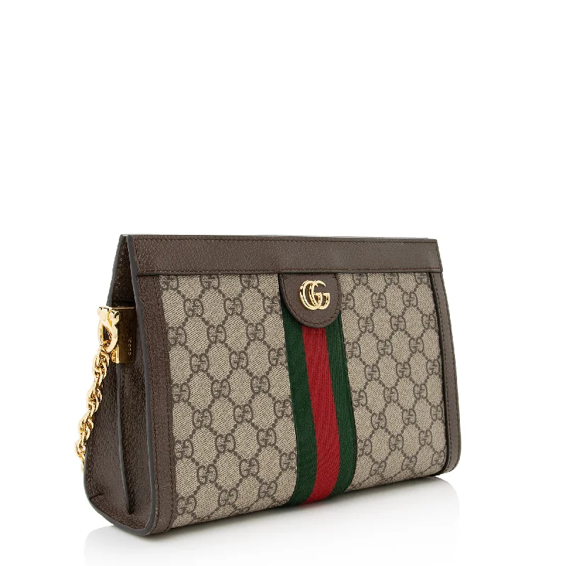 Gucci tote bags for women with a spacious interiorGucci GG Supreme Ophidia Small Chain Shoulder Bag (22577)