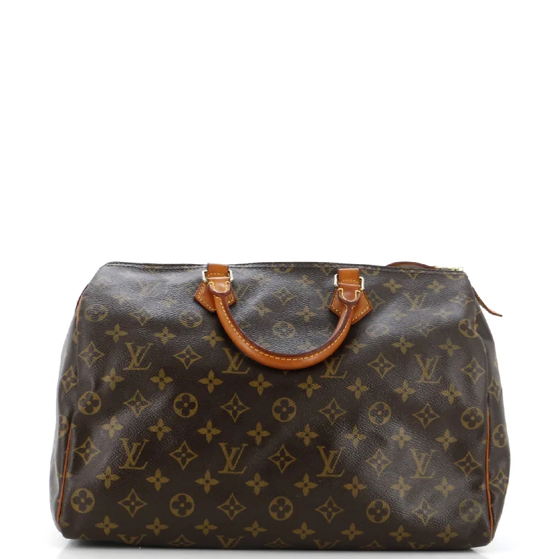 Gucci Marmont bags for women with a contrast - colored interiorSpeedy Handbag Monogram Canvas 35