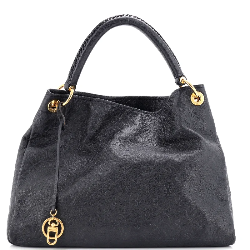 Women Gucci bags with a magnetic snap closure for easy accessArtsy Handbag Monogram Empreinte Leather MM