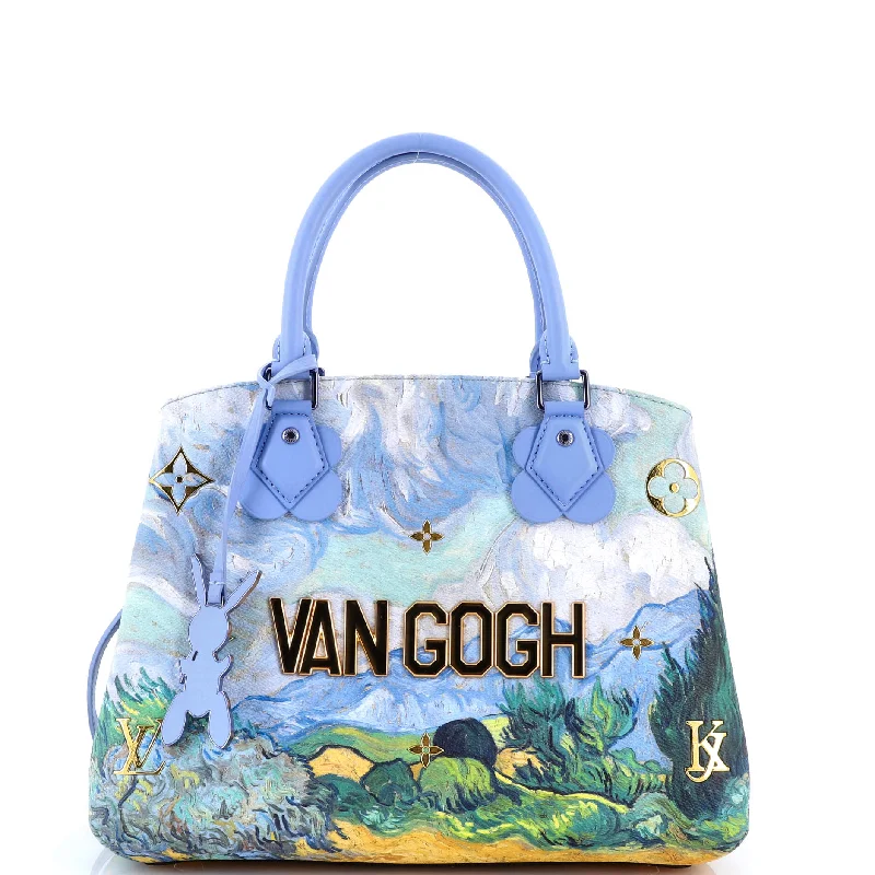 Ladies Gucci shoulder bags with a magnetic - closure flapMontaigne Handbag Limited Edition Jeff Koons Van Gogh Print Canvas MM