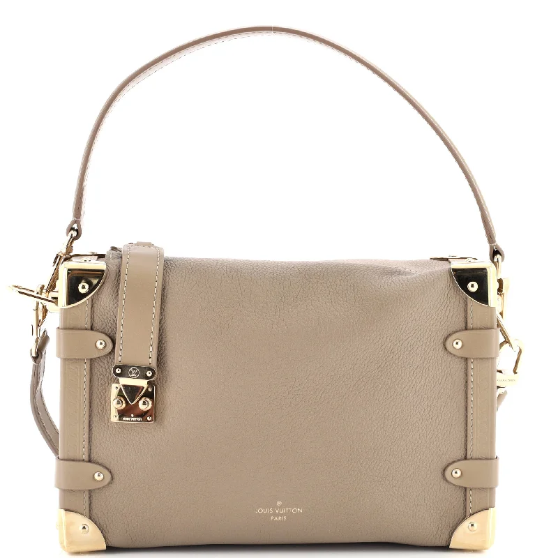 Women Gucci Sylvie bags with a detachable ribbon detailSide Trunk Handbag Taurillon Leather MM