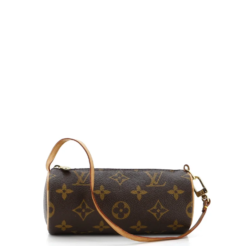 Ladies Gucci handbags with a detachable coin purse insidePapillon Pochette Monogram Canvas Mini