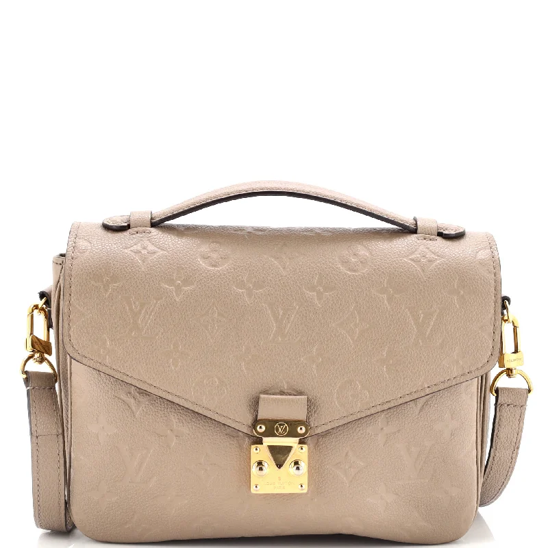 Ladies Gucci Dionysus bags in a pastel colorPochette Metis Monogram Empreinte Leather