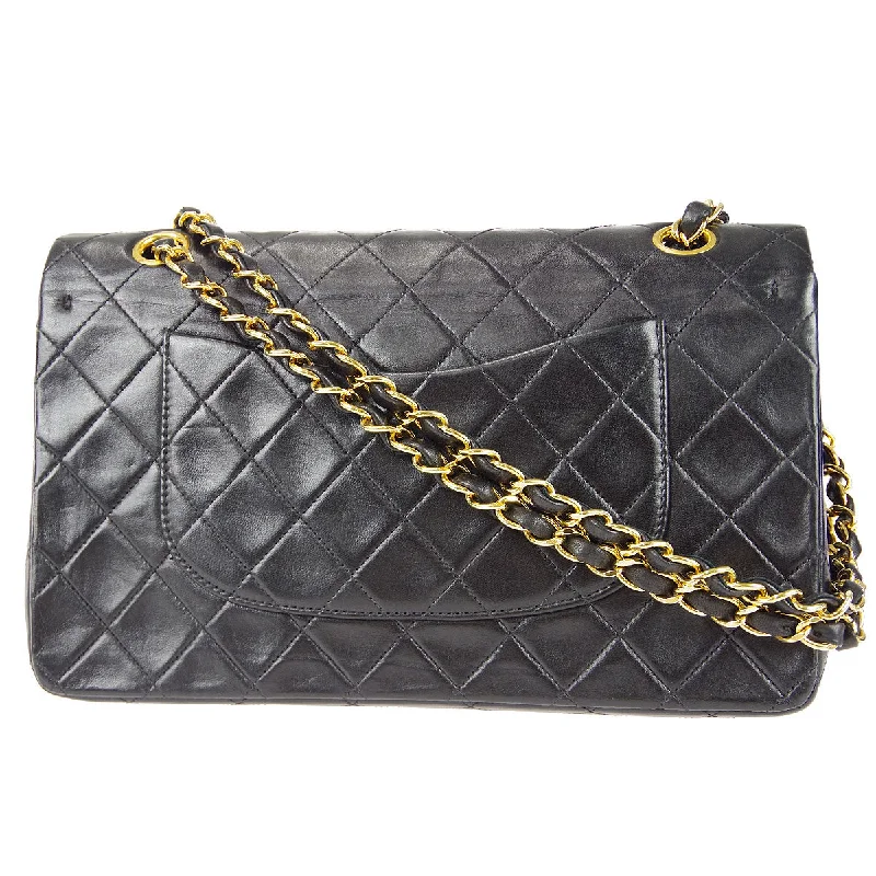 Chanel Classic Flap Bag for Evening PartyChanel Classic Flap Bag for Evening PartyCHANEL Classic Double Flap Medium Shoulder Bag Black Lambskin 78308