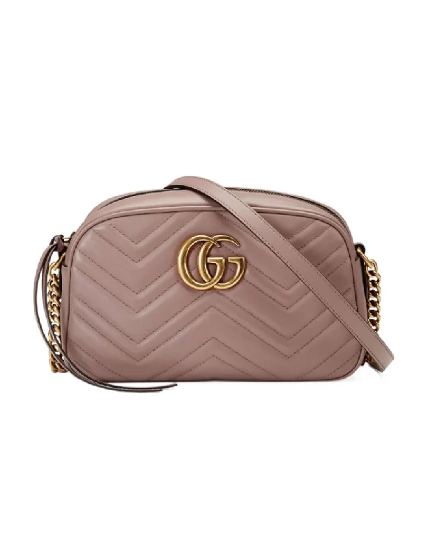 Gucci backpacks for women with a sleek silhouetteGucci GG Marmont Series Small Quilted Shoulder Bag