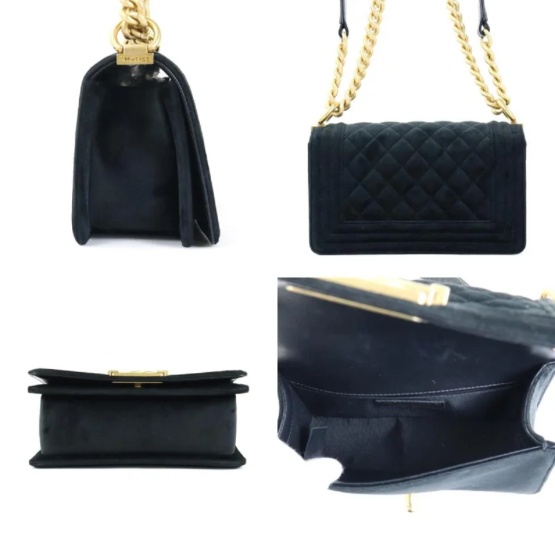 Chanel bags available in bold colors and patternsChanel bags available in bold colors and patternsCHANEL Crossbody Shoulder Bag Boy  Velor Black Gold Ladies