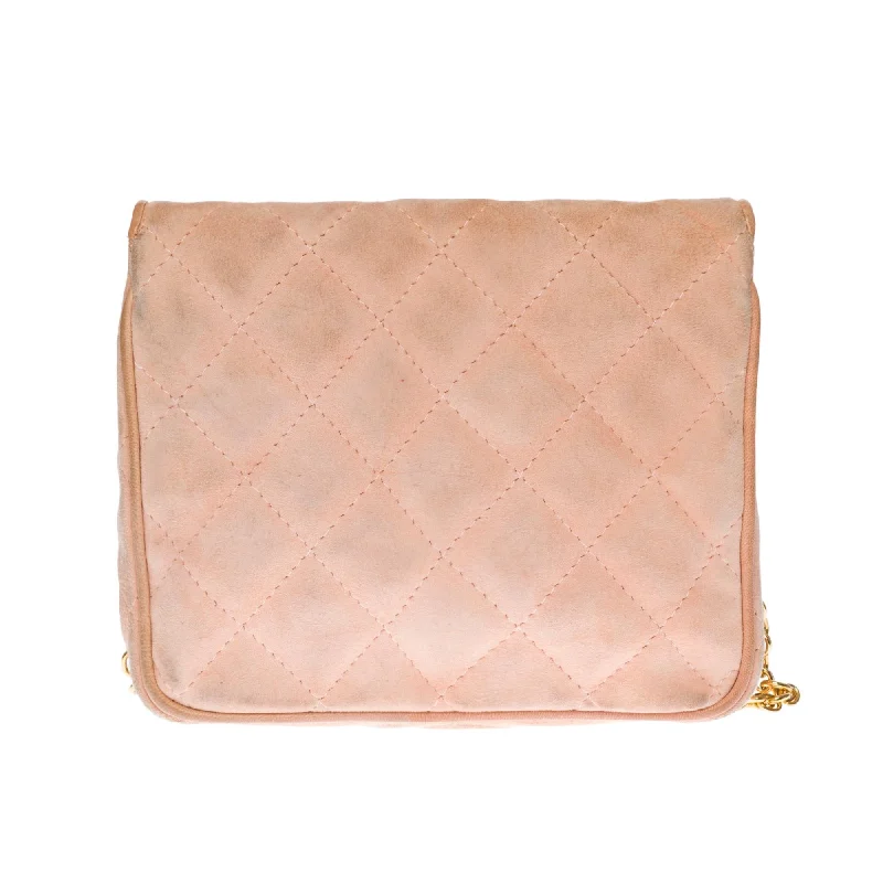 Chanel bags with the perfect balance of luxury and functionalityChanel bags with the perfect balance of luxury and functionalityCHANEL Classic Mini shoulder flap Bag in pink quilted suede, GHW