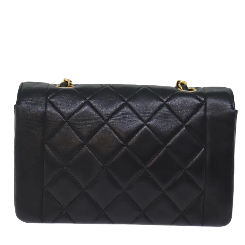 Chanel bags available at online luxury retaileChanel bags available at online luxury retaileCHANEL Diana Matelasse Chain Shoulder Bag Lamb Skin Black CC  yk12192A