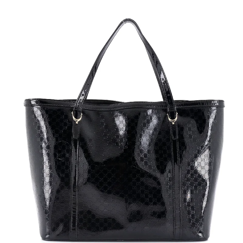 Chanel All - Match Handbag for Versatile StylingNice Tote Microguccissima Patent Medium