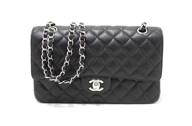 Chanel All - Match Handbag for Versatile StylingChanel All - Match Handbag for Versatile StylingChanel Classic Black Quilted Caviar Leather Classic Medium Double Flap Bag