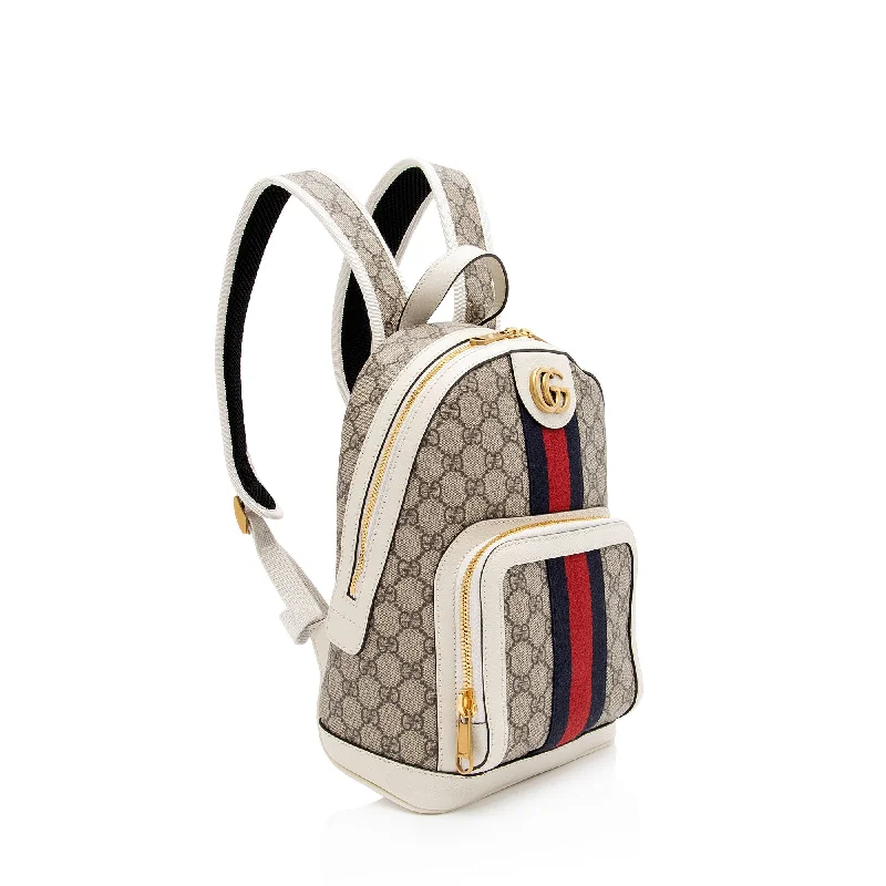 Gucci handbags for women with a metal - framed claspGucci GG Supreme Ophidia Small Backpack (9CqWHU)