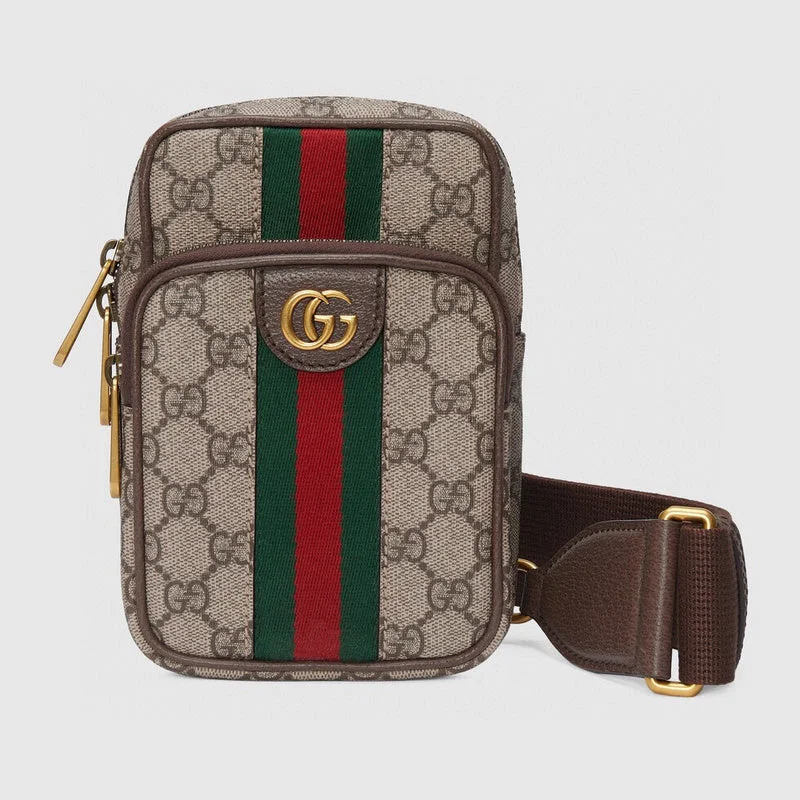 Women Gucci bags with a zip - around closure for securityWF - Gucci Bags - 3559