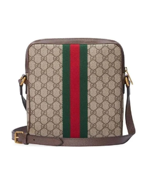 Gucci tote bags for women with a double - handle designGucci Ophidia series small GG messenger bag