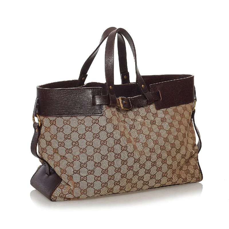 Gucci Marmont bags for women with gold - toned hardwareGucci GG Canvas Tote Bag (32480)