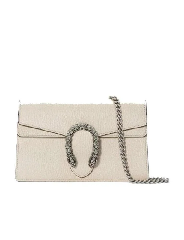 Gucci tote bags for women with a spacious interiorGucci Dionysus Collection Leather Super Mini Handbag