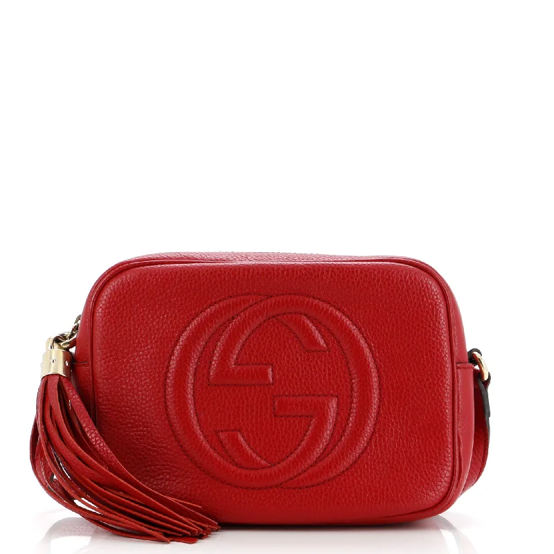 Women Gucci bags with a zip - around closure for securitySoho Disco Crossbody Bag Leather Small